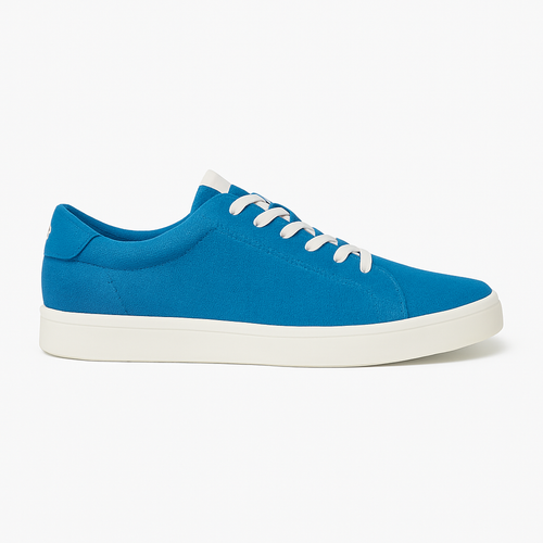 Blauer Leinen-Sneaker - Kirchaire Schuhe