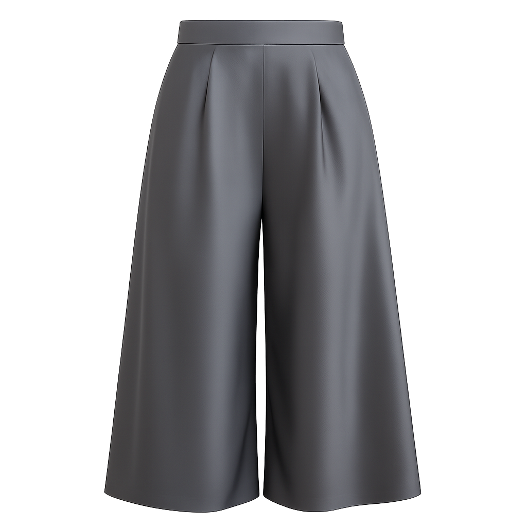 Seidensatin Culottes - Kirchaire Hosen